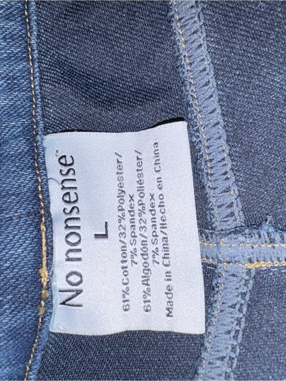 No nonsense Women's Dark Blue Jeggings - Stretch Denim Look